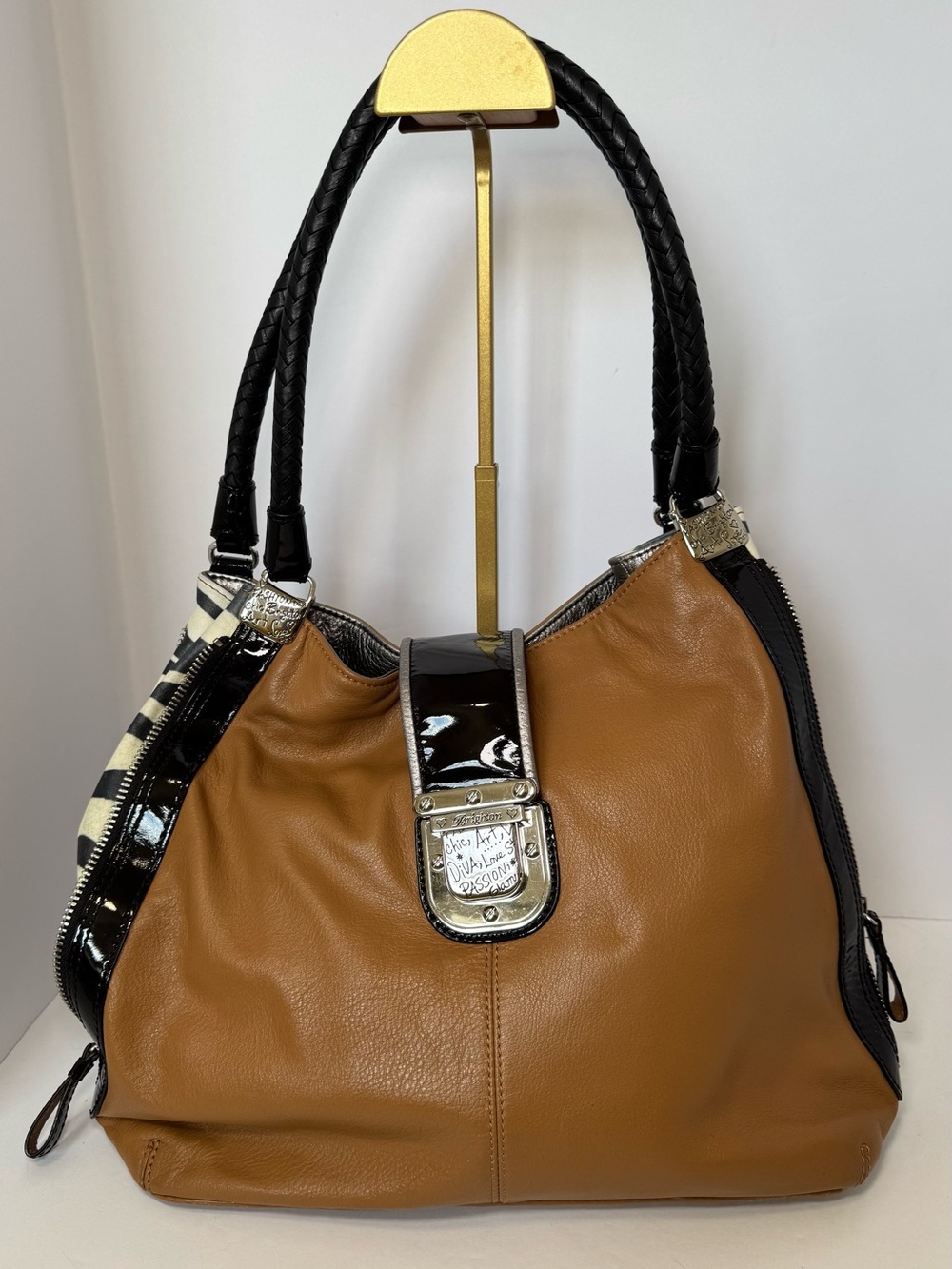 Stunning Brighton Fashionista City Block Dovima Hobo Bag